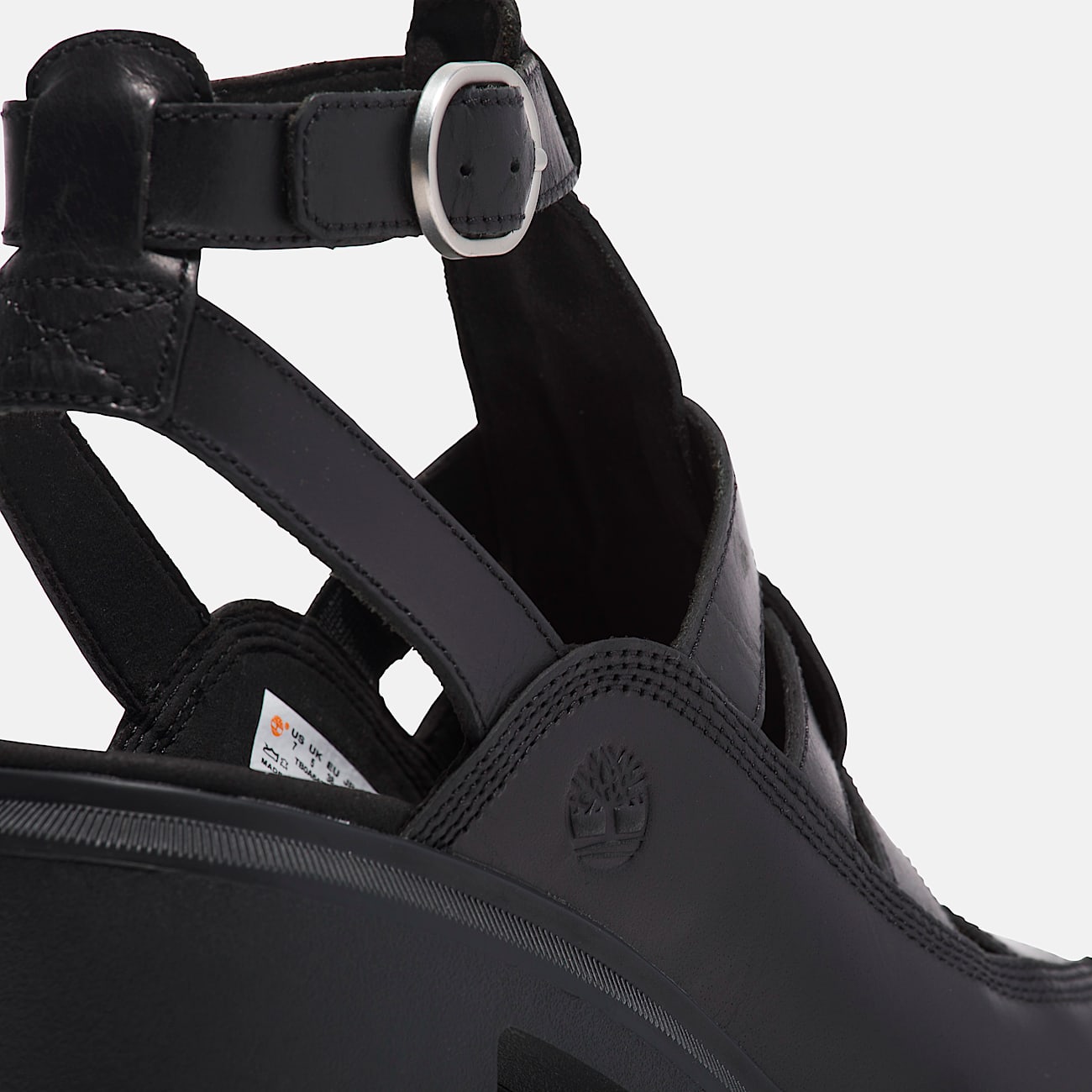 Womens Allington Heights Fisherman Sandal TBL Black FullGrain ALT7