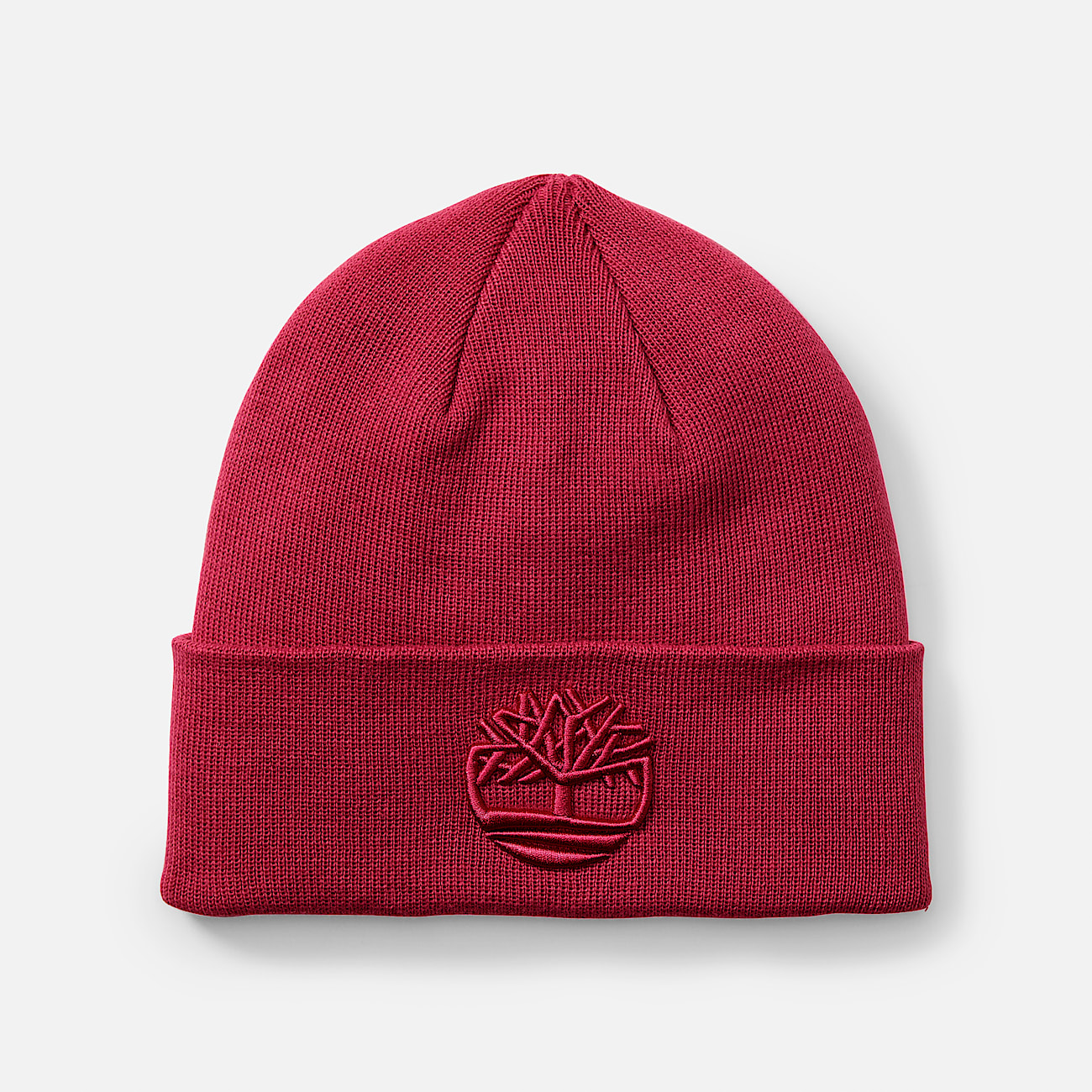 Tonal 3D Embroidery Beanie TBL Wine Red HERO