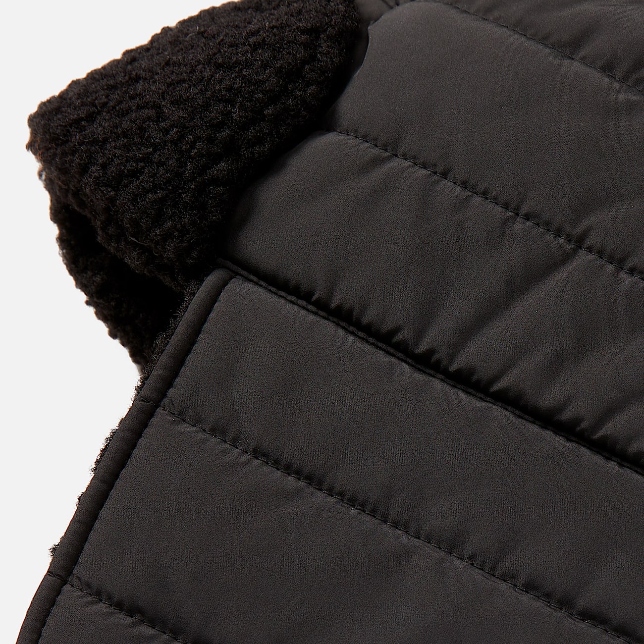 Trapper Hat With Faux Shearling Lining TBL Black ALT1