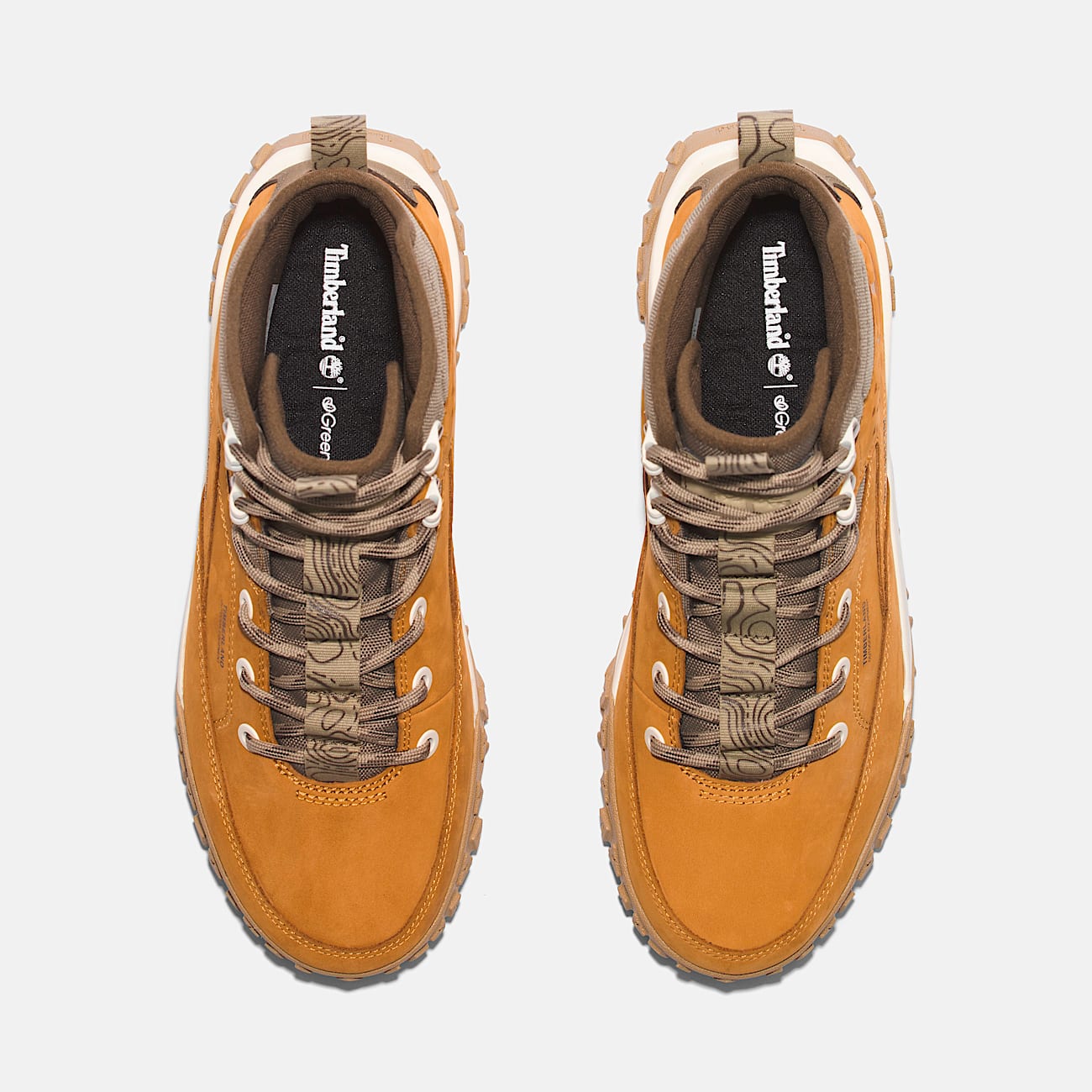 Mens GreenStride Motion 6 Mid LaceUp Hiking Shoe TBL Wheat Nubuck ALT2