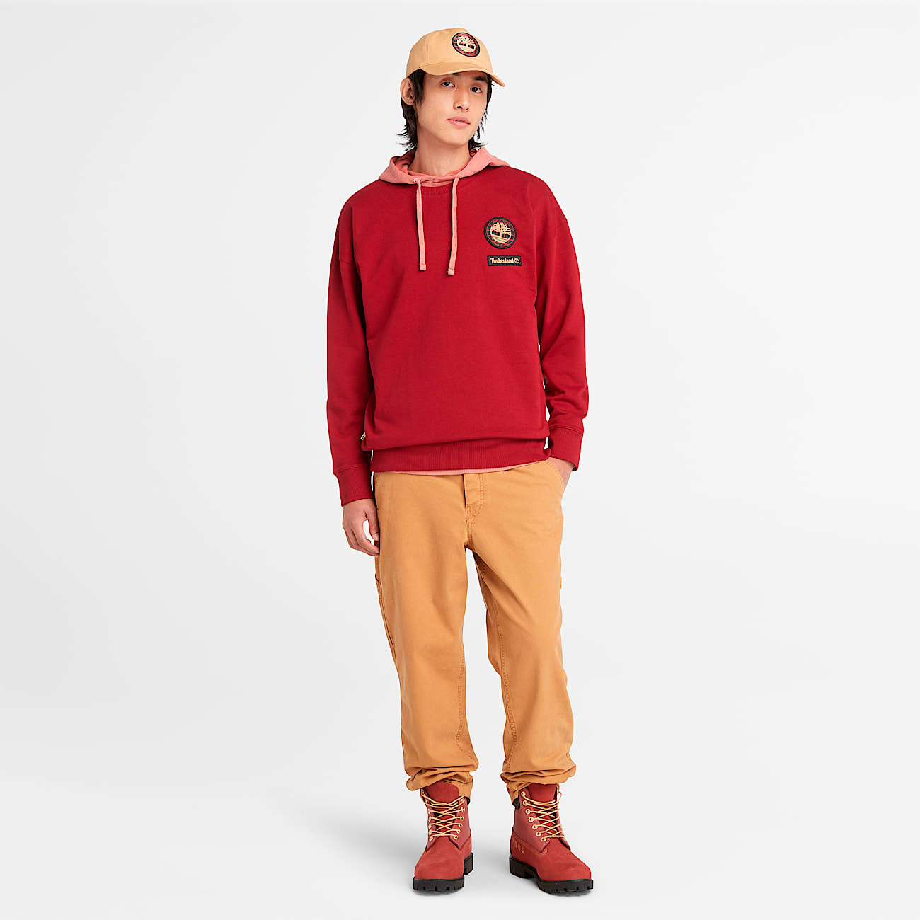 Mens Washed Canvas Stretch Carpenter Pant TBL Wheat ALT1