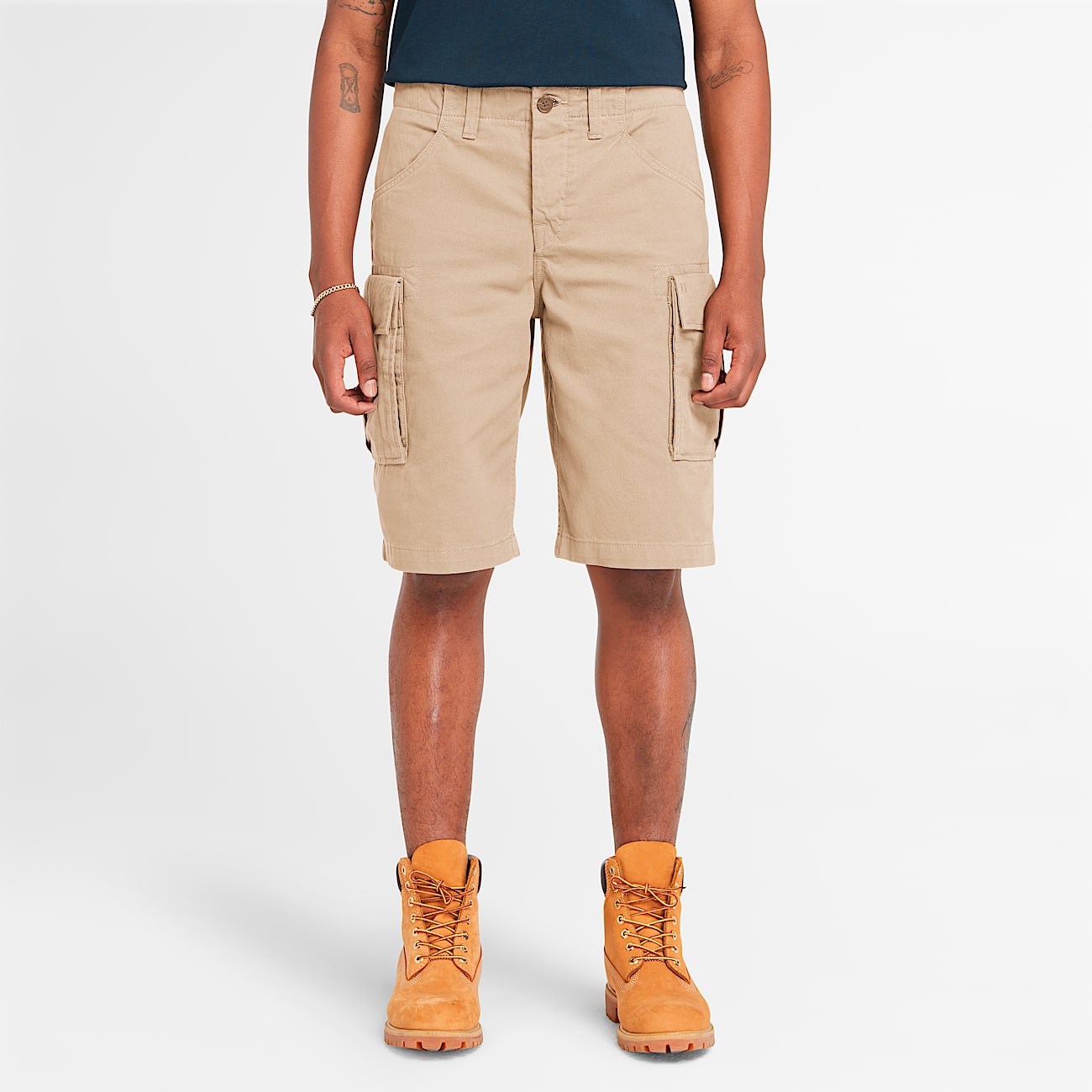 Mens Brookline Twill Cargo Short TBL Lemon Pepper HERO