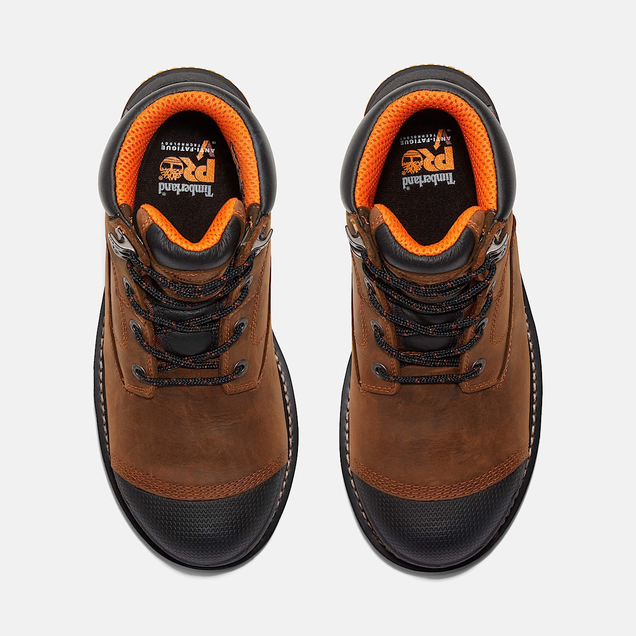 Mens Timberland PRO Boondock 6 Waterproof CompToe Work Boot TBL Brown ALT2