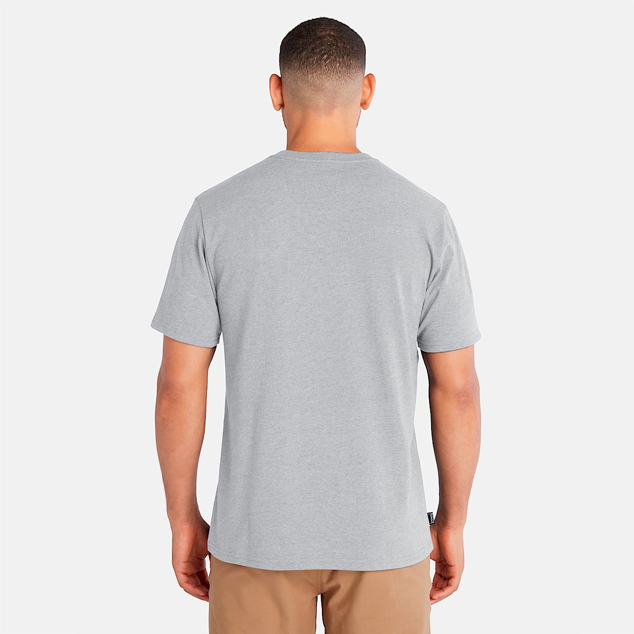 Mens Timberland PRO Core Linear Logo TShirt TBL Grey Heather ALT9