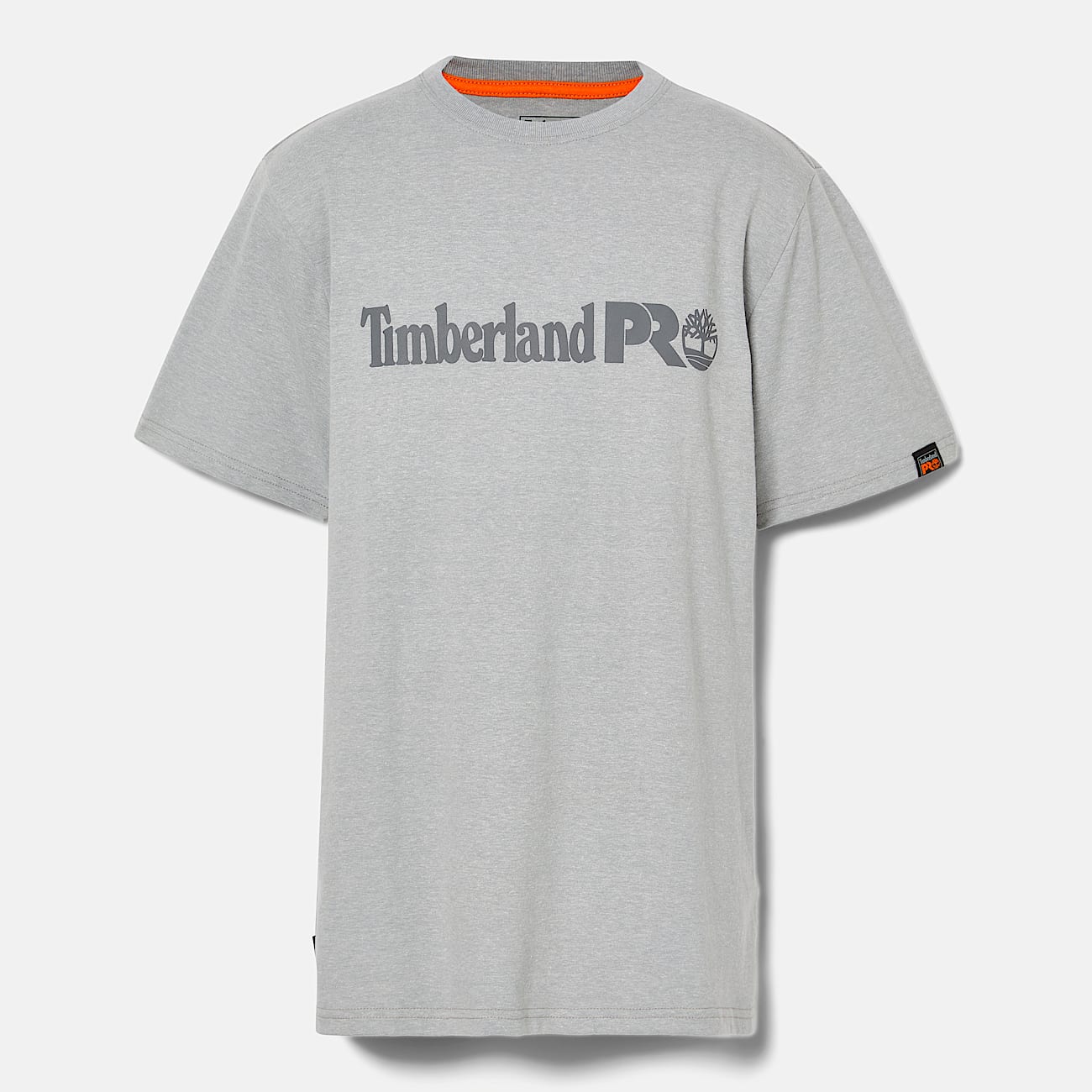 Mens Timberland PRO Core Linear Logo TShirt TBL Grey Heather ALT10