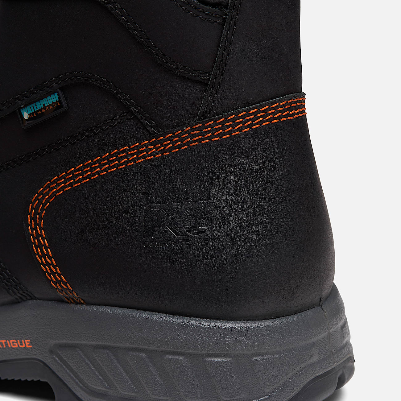 Mens Timberland PRO Endurance HD 8Inch Waterproof Insulated CompToe Boot TBL Black ALT7