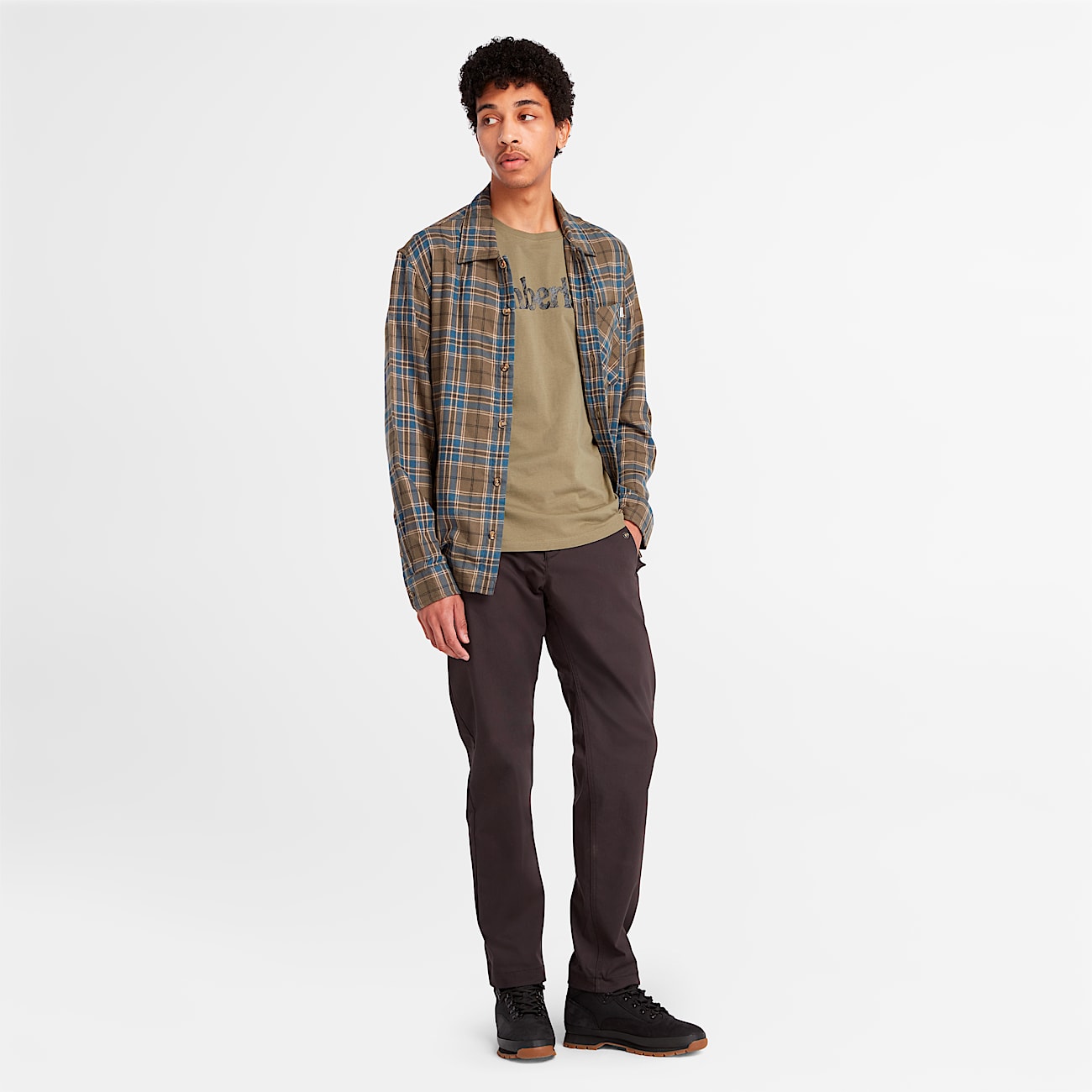 Men's Short Sleeve Seasonal Camo Linear Logo T-Shirt - 2