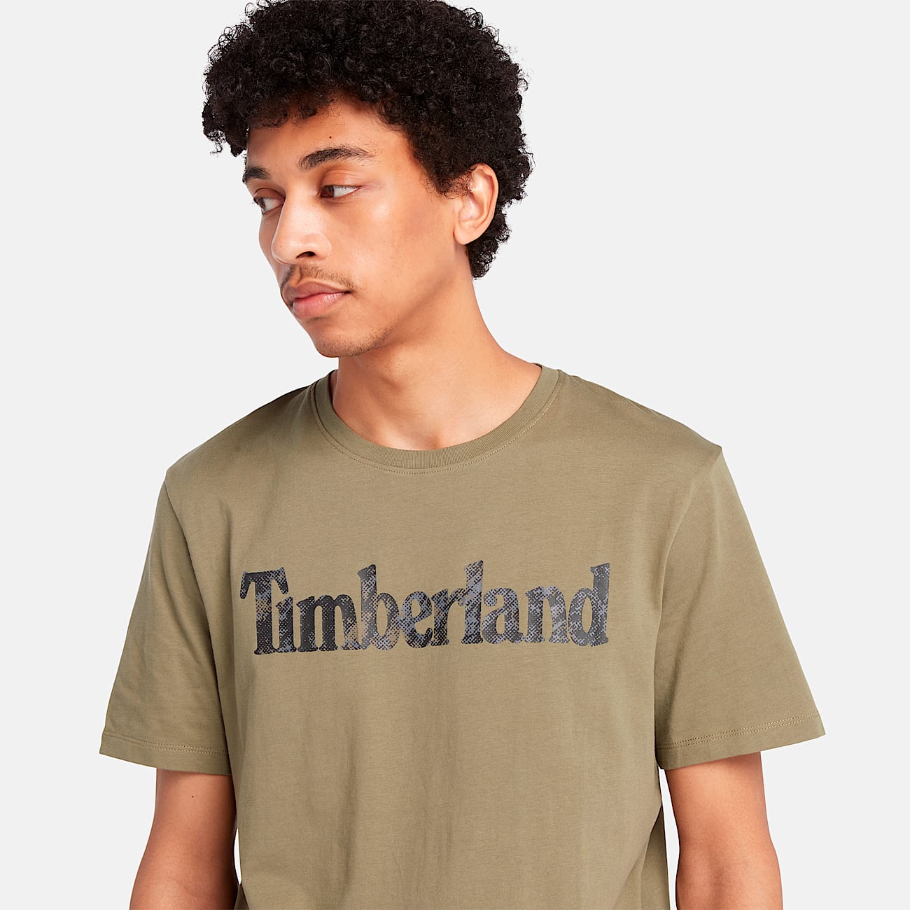 Men's Short Sleeve Seasonal Camo Linear Logo T-Shirt - 3