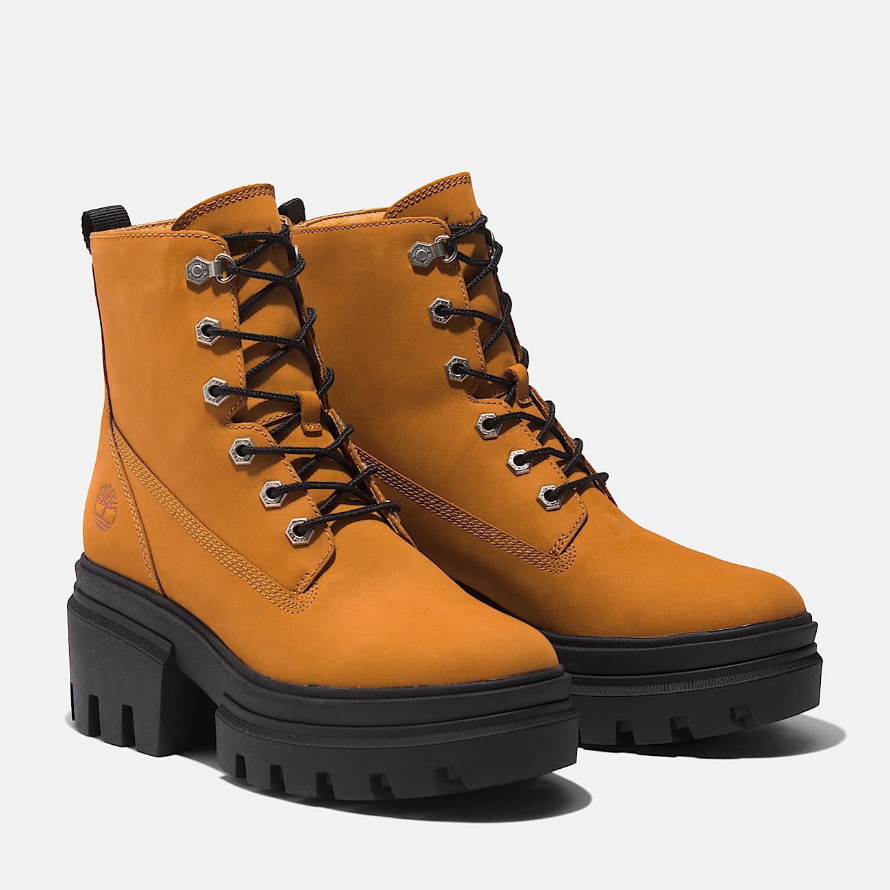 Womens Everleigh 6Inch LaceUp Boot TBL Wheat Nubuck ALT4