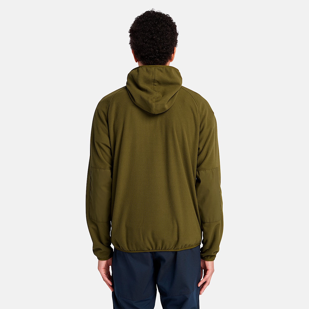 Mens Polartec Fleece Hoodie TBL Dark Olive ALT9