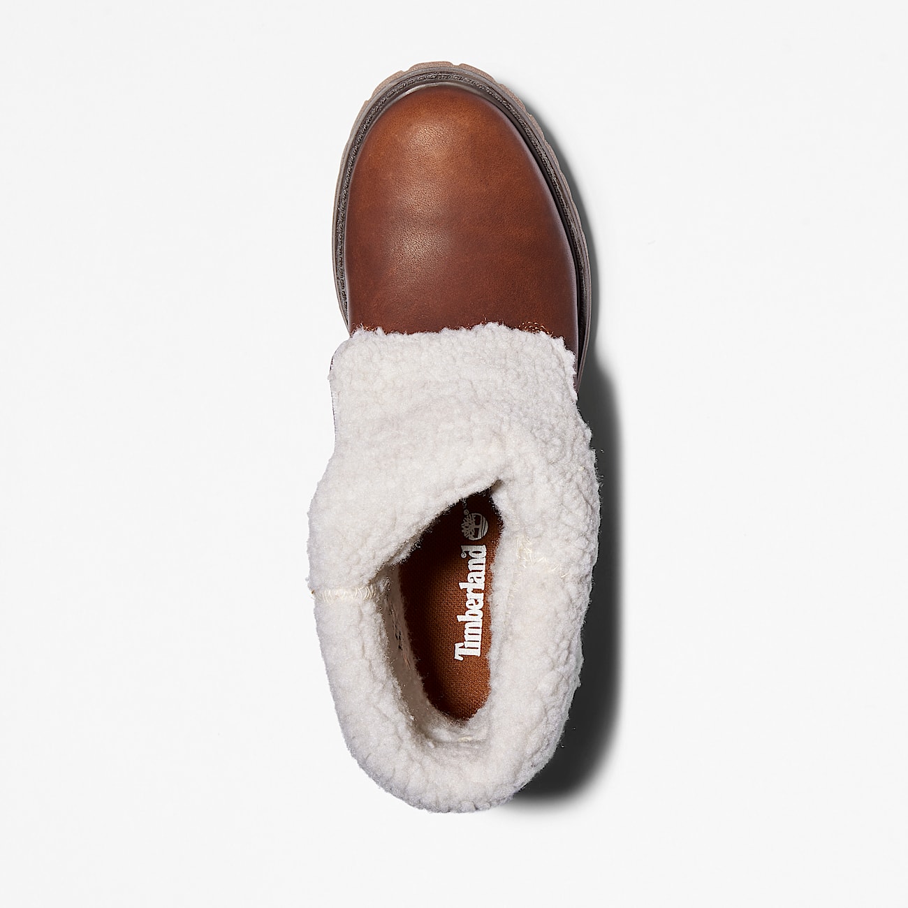 Womens Timberland WarmLined Waterproof RollTop Boot TBL Dark Brown FullGrain ALT3