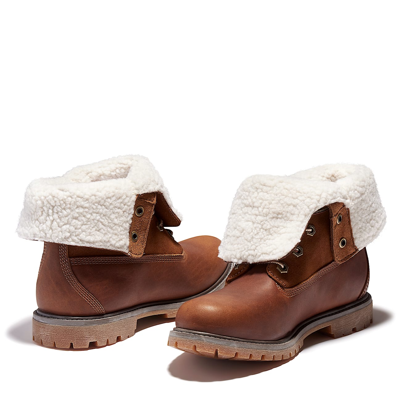 Womens Timberland WarmLined Waterproof RollTop Boot TBL Dark Brown FullGrain ALT7