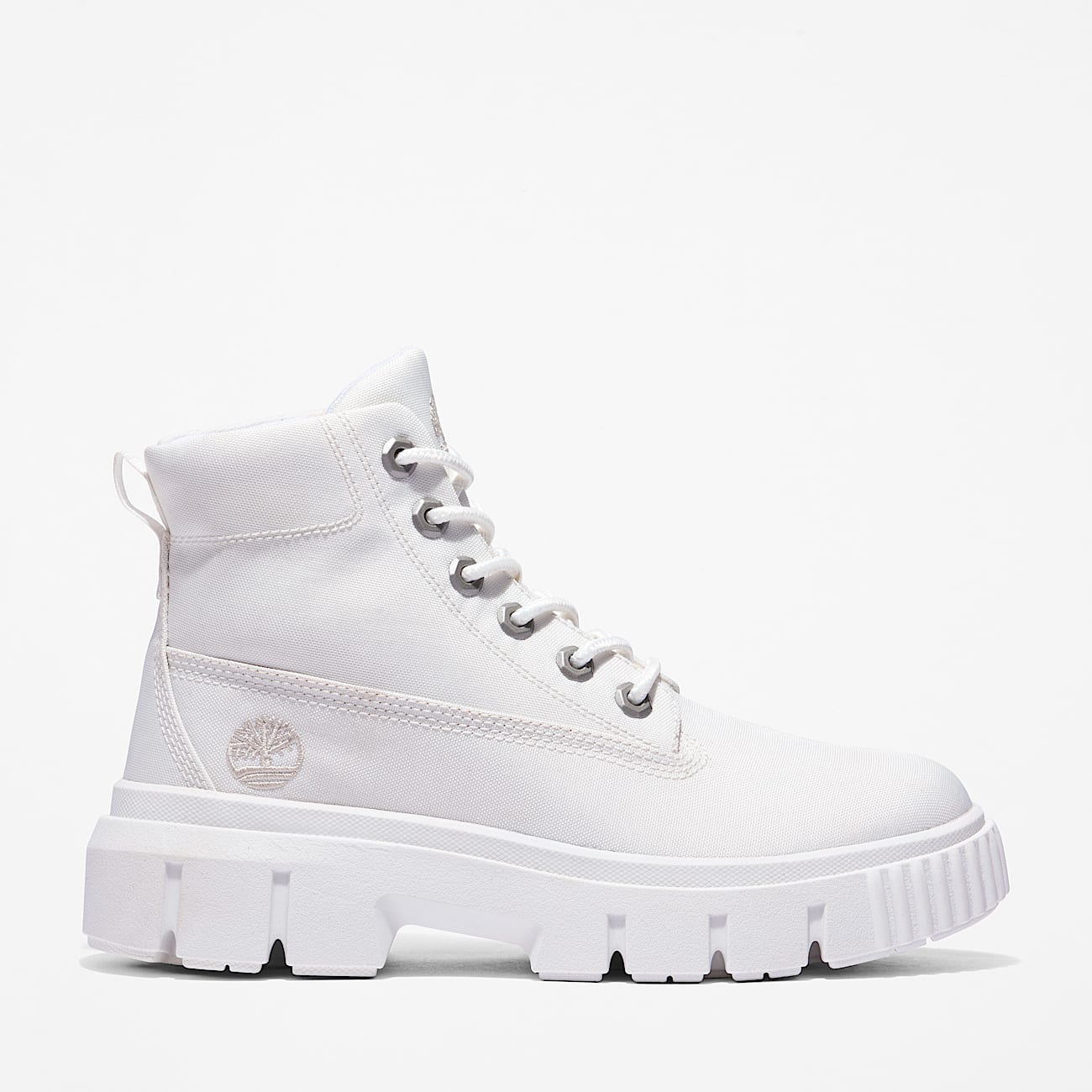 Womens Greyfield Canvas Boots TBL White HERO
