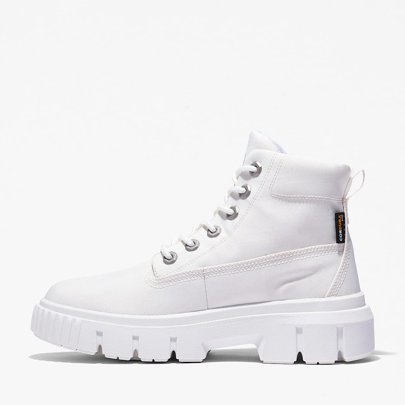 Womens Greyfield Canvas Boots TBL White ALT6