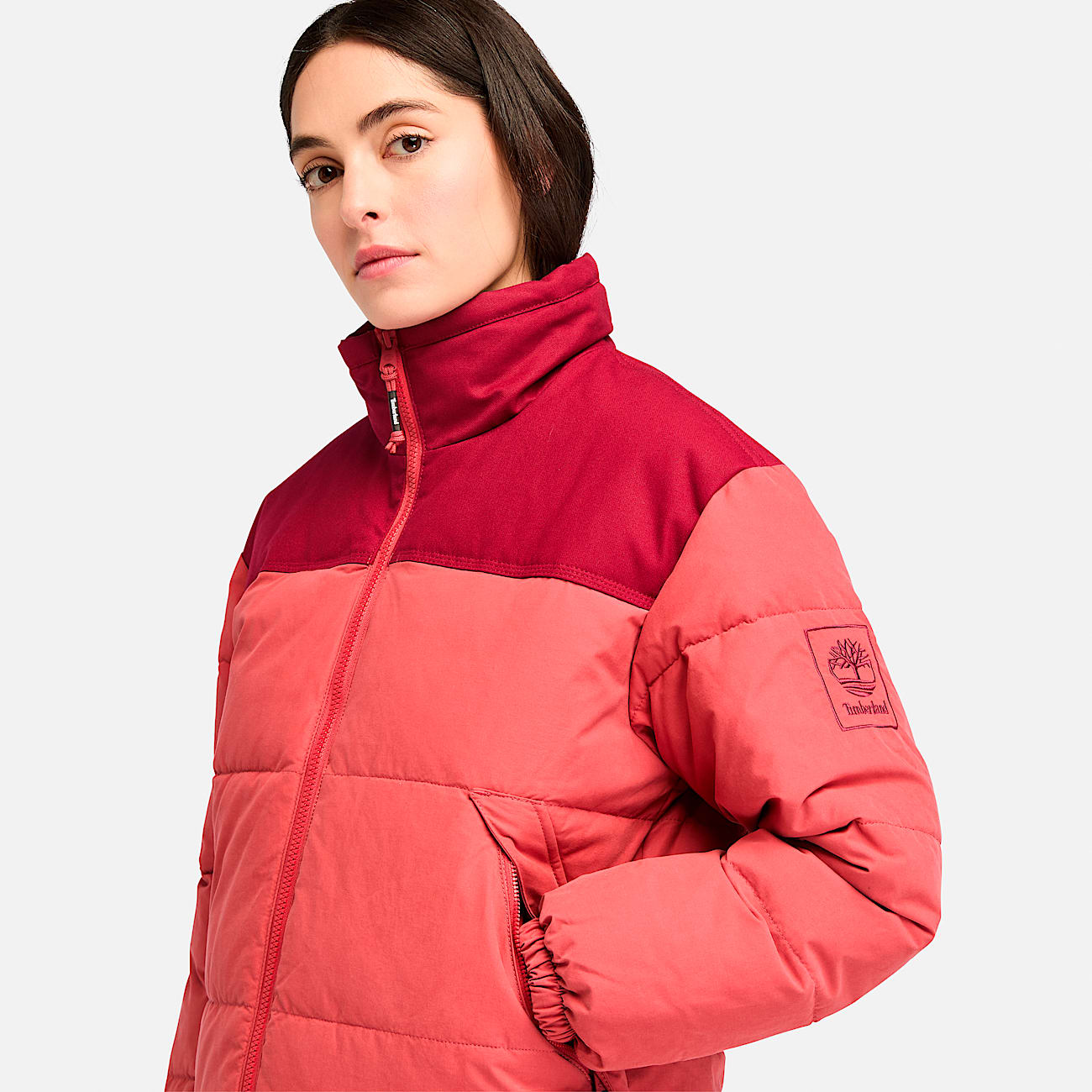 Womens Mount Welch Puffer Jacket TBL Garnet Rose ALT3