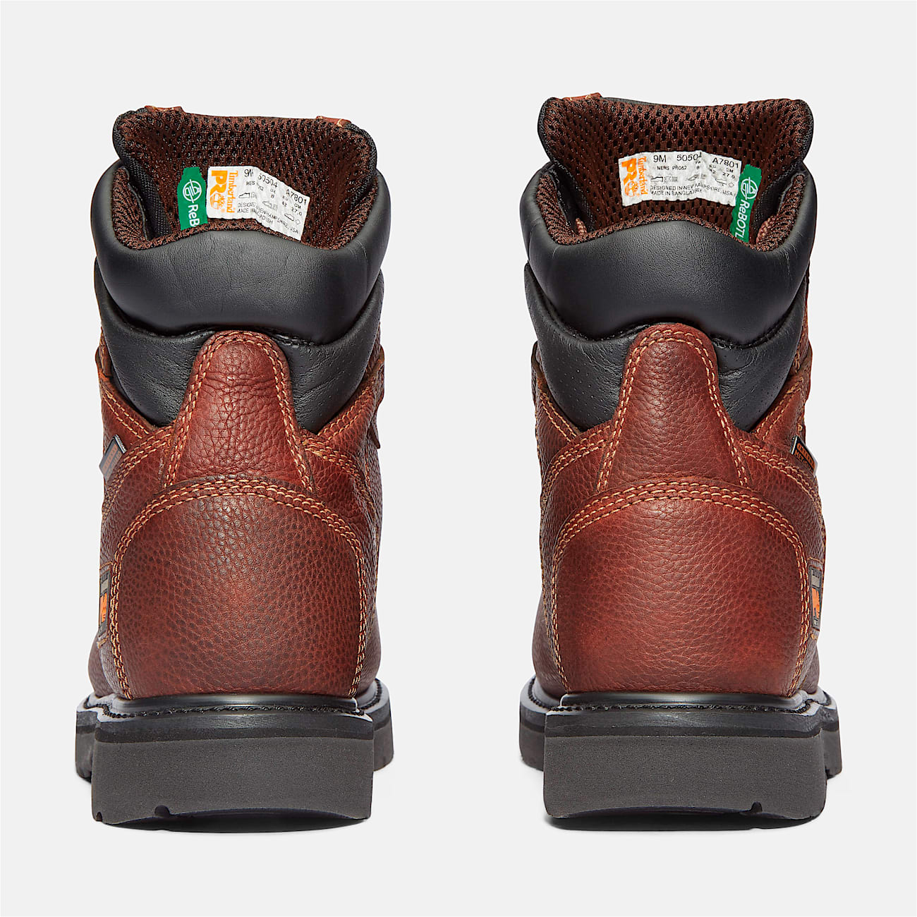 Mens Met Guard Steel Toe Work Boot TBL Brown ALT5