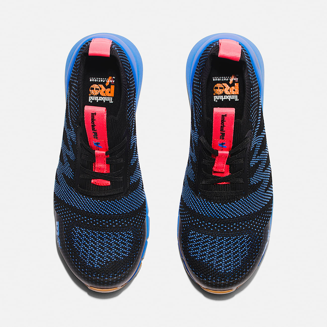 Womens Timberland PRO Radius Knit CompToe SlipOn Work Sneakers TBL BlackPurple ALT2