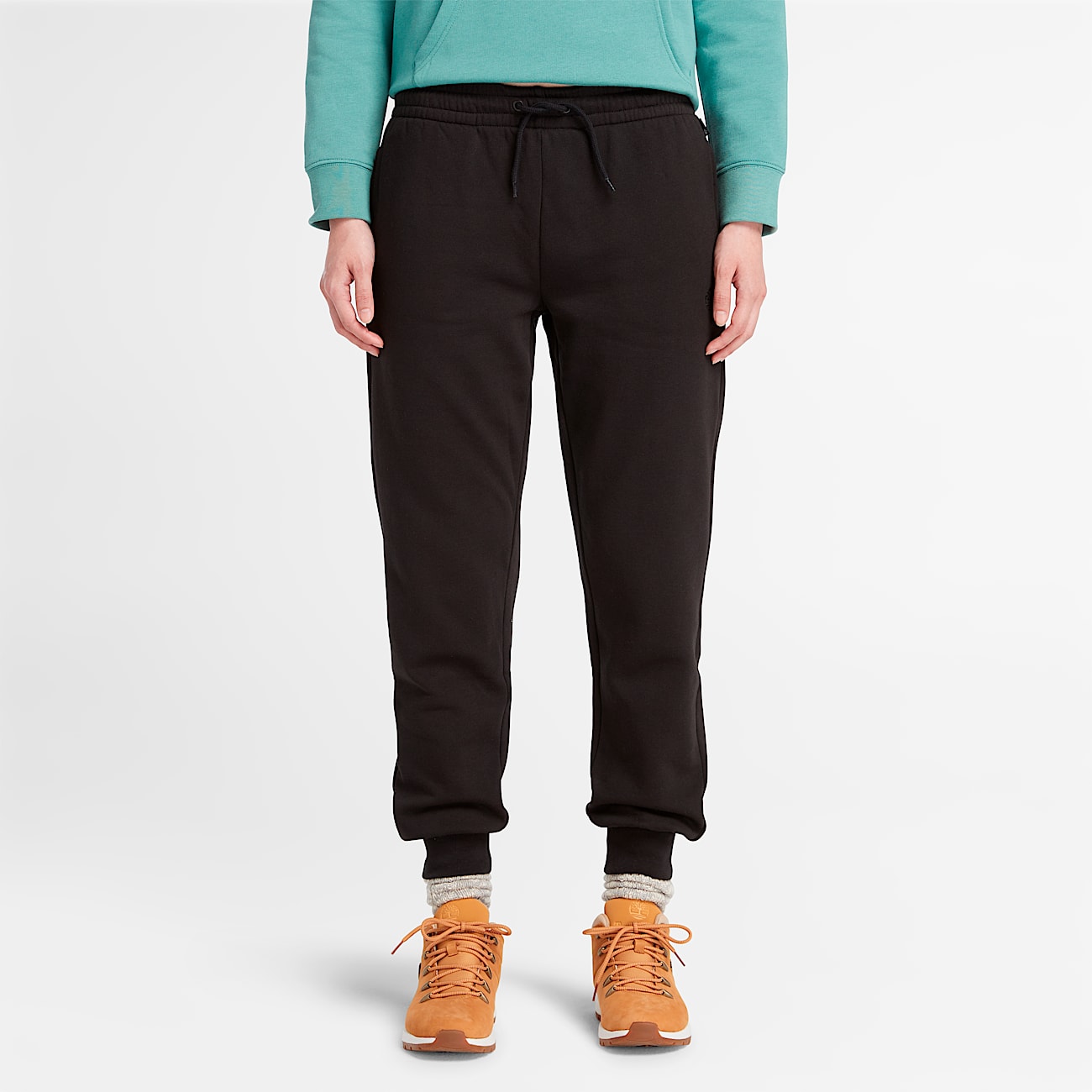 Womens Exeter River Brushed Back Jogger Pant TBL Black ALT8