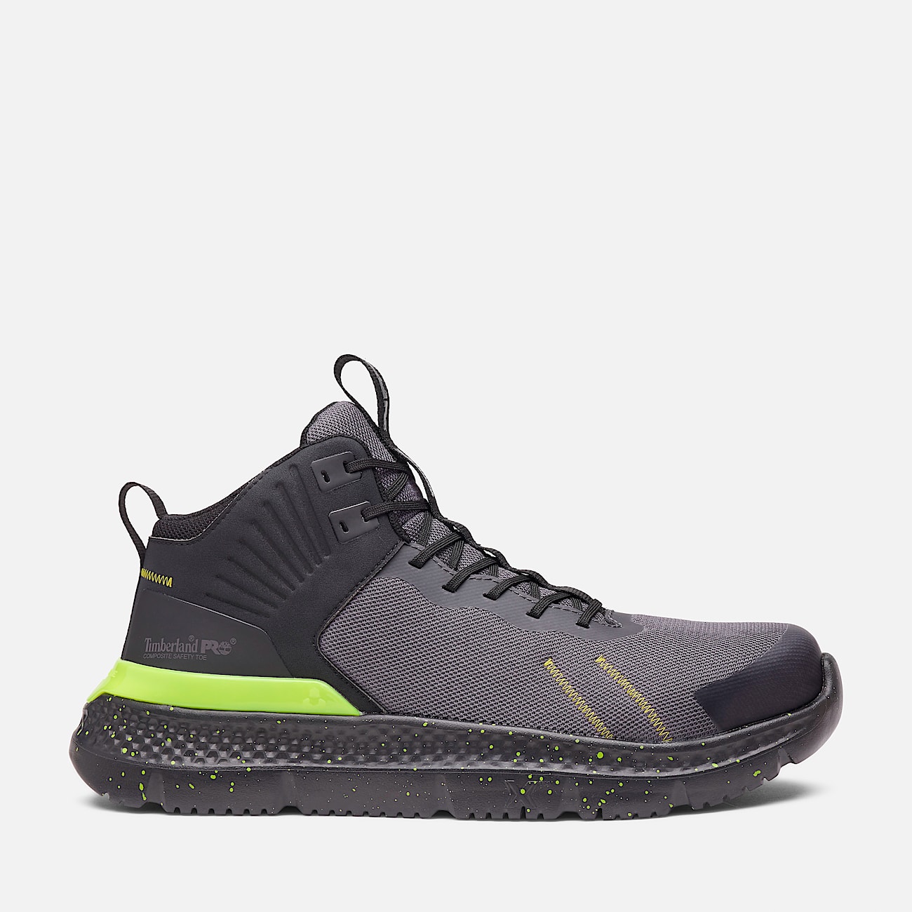 Mens Timberland PRO Setra CompToe Athletic Work Sneaker TBL Dark GreyBlack HERO