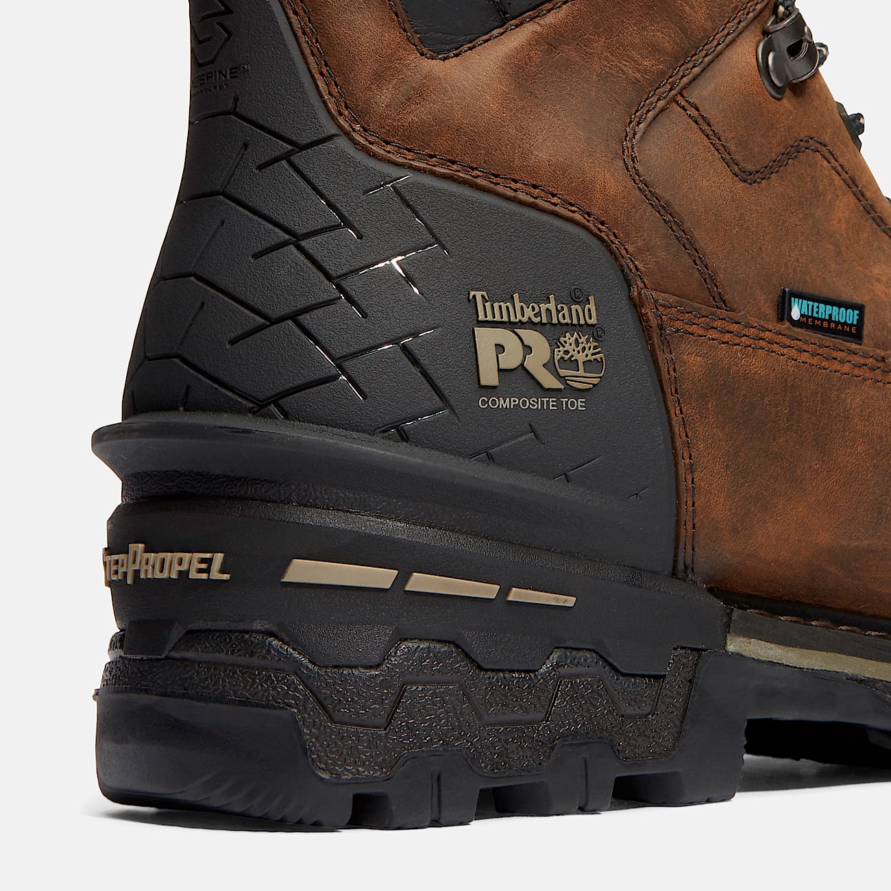 Mens Boondock HD 6 Composite Toe Waterproof Work Boot TBL Brown ALT7