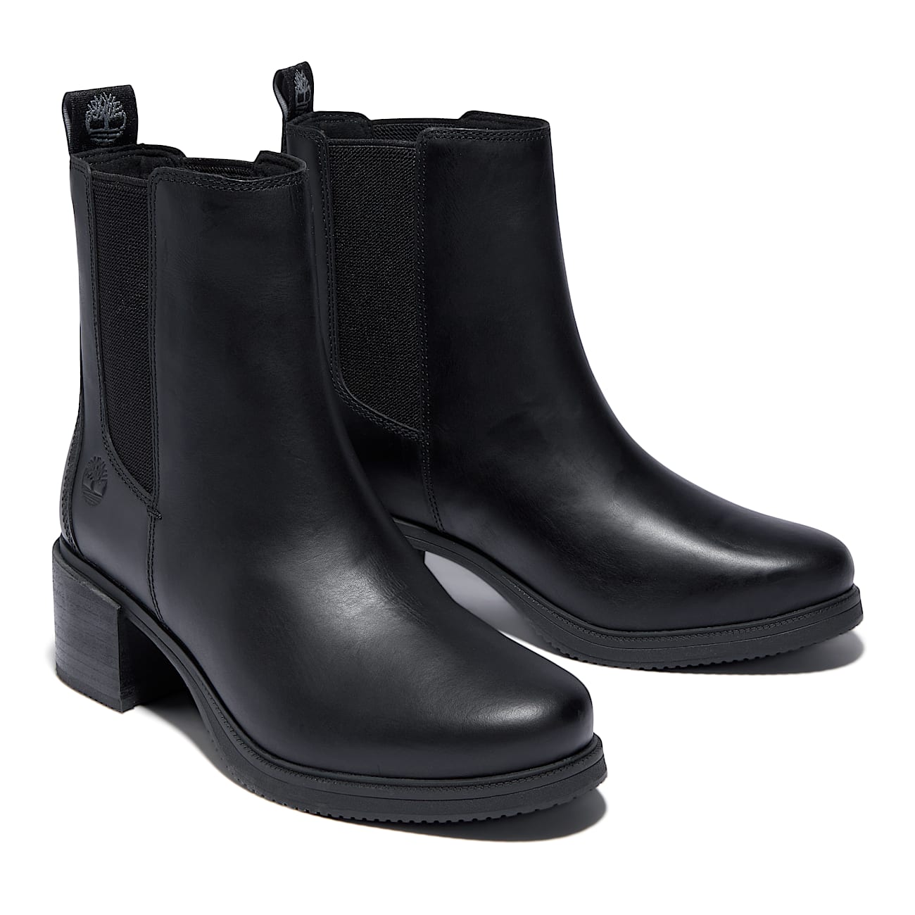 Botas Chelsea Dalston Vibe para Mujer TBL Piel de grano entero Negro ALT4