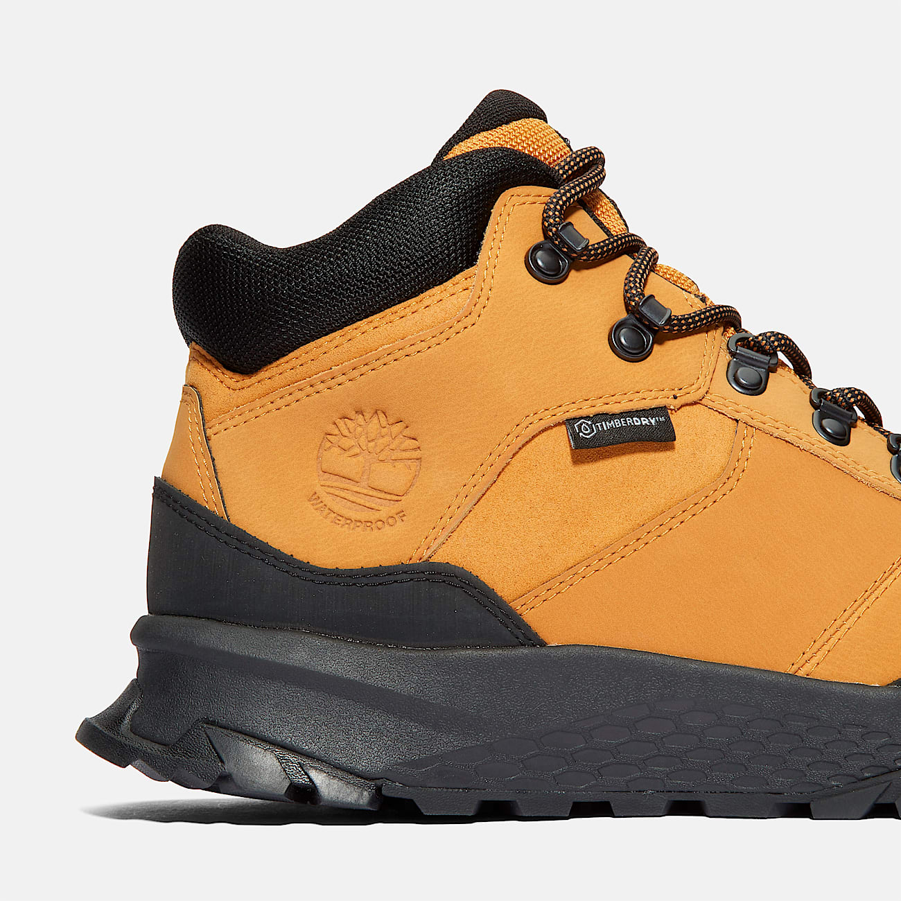 Mens Lincoln Peak Waterproof Mid Hiking Boot TBL Wheat Leather ALT7