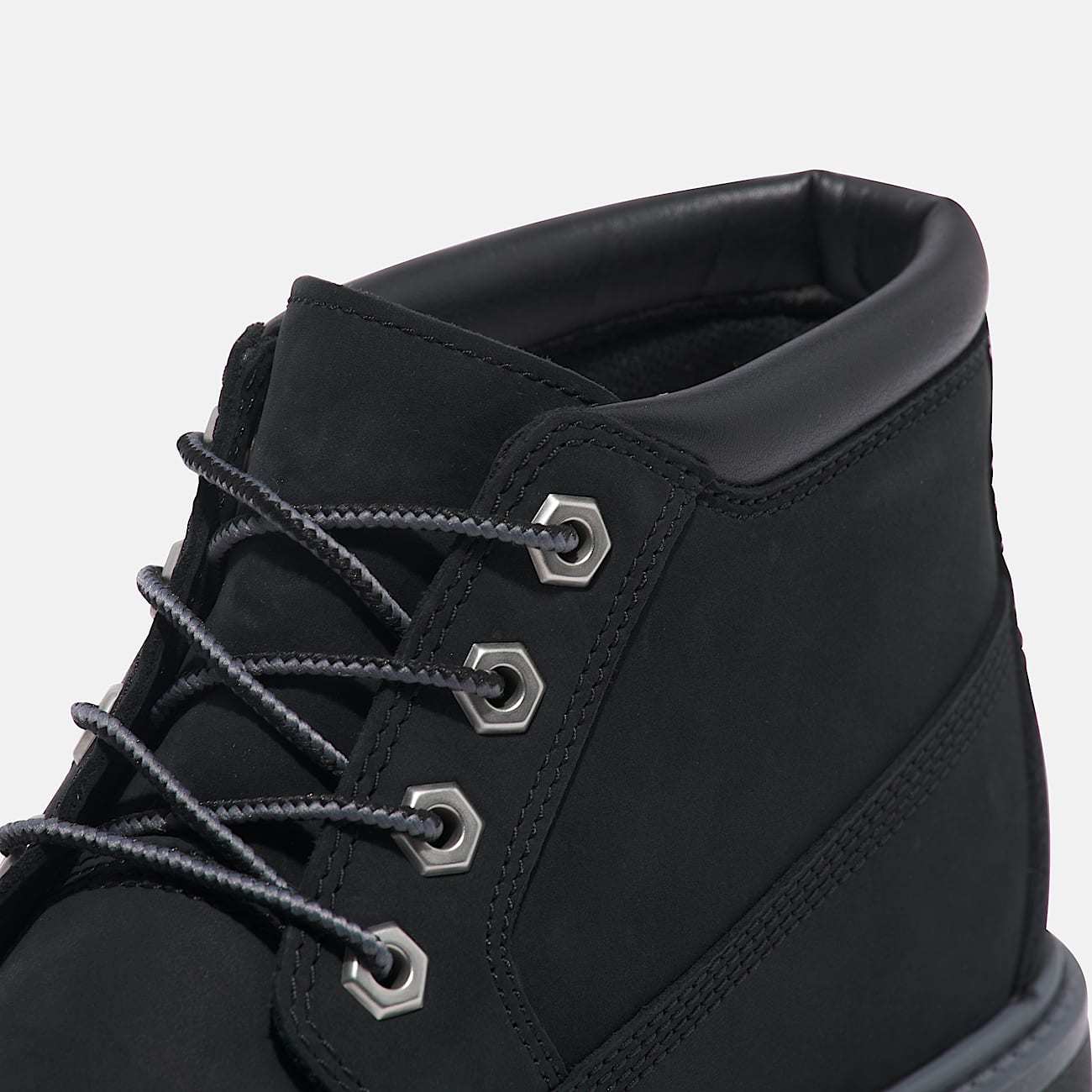 Womens Stone Street Waterproof Platform Chukka TBL Black Nubuck ALT7