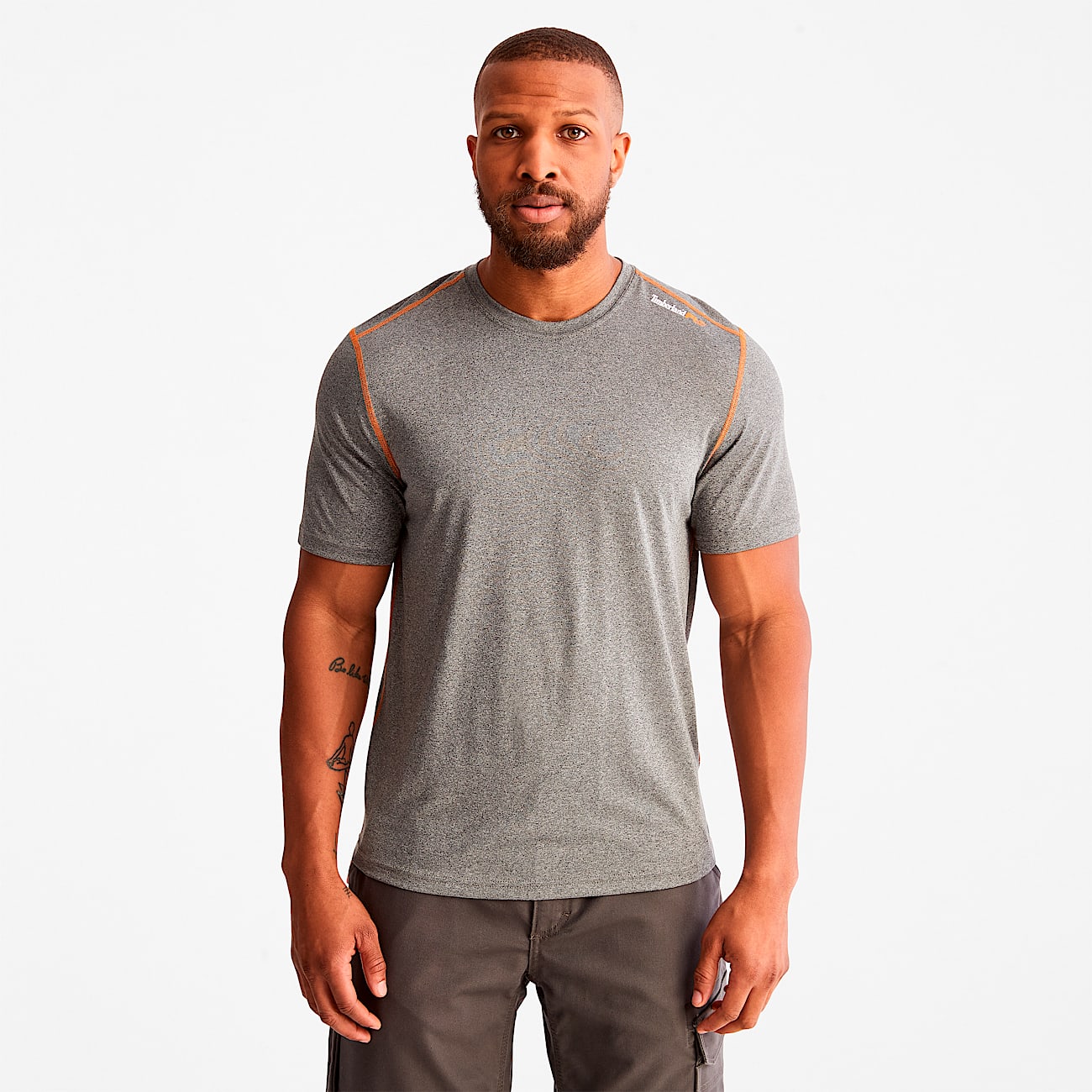 Mens Wicking Good Sport TShirt TBL Medium Grey Heather HERO