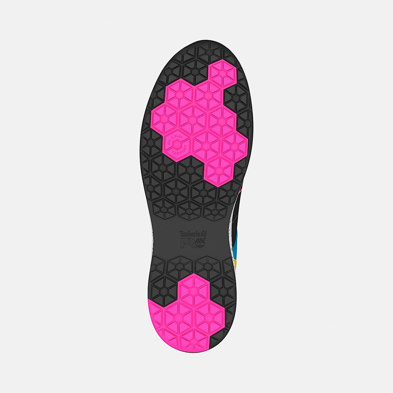 Womens Timberland PRO Overdrive CompToe Work Shoes TBL BlackCyanMagenta ALT8