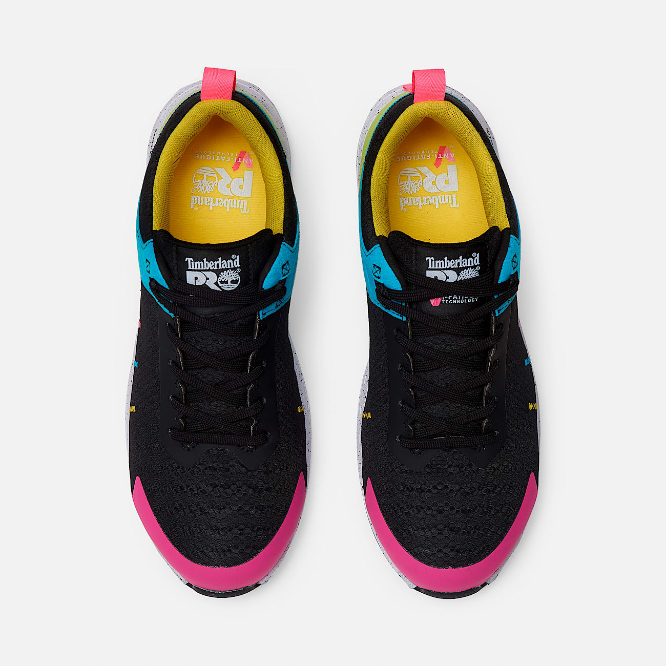 Womens Timberland PRO Overdrive CompToe Work Shoes TBL BlackCyanMagenta ALT2