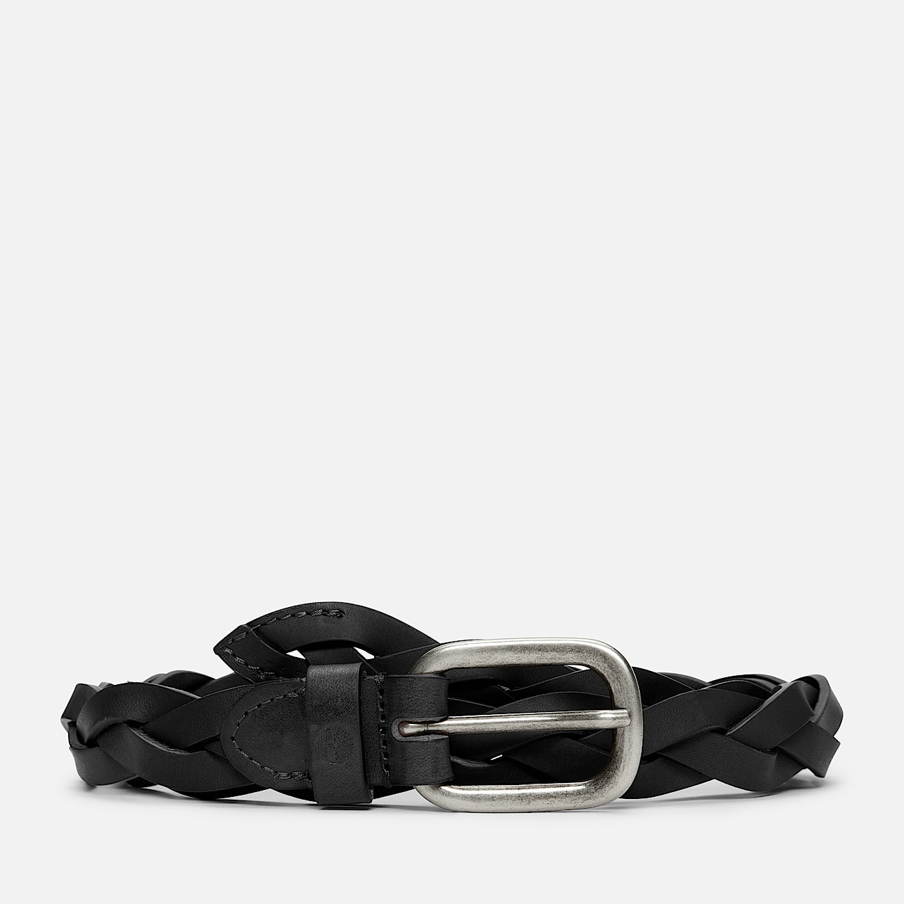 Women's 25MM Braided Leather Belt - 1
