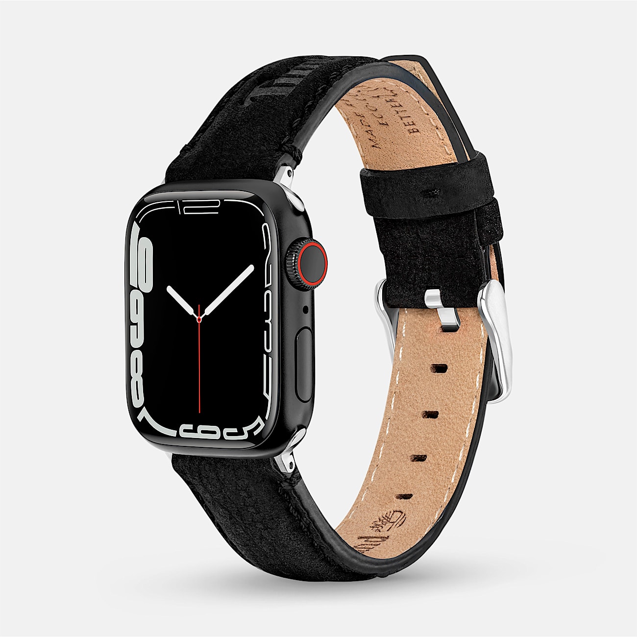 Barnesbrook Watch Strap TBL Black Leather HERO