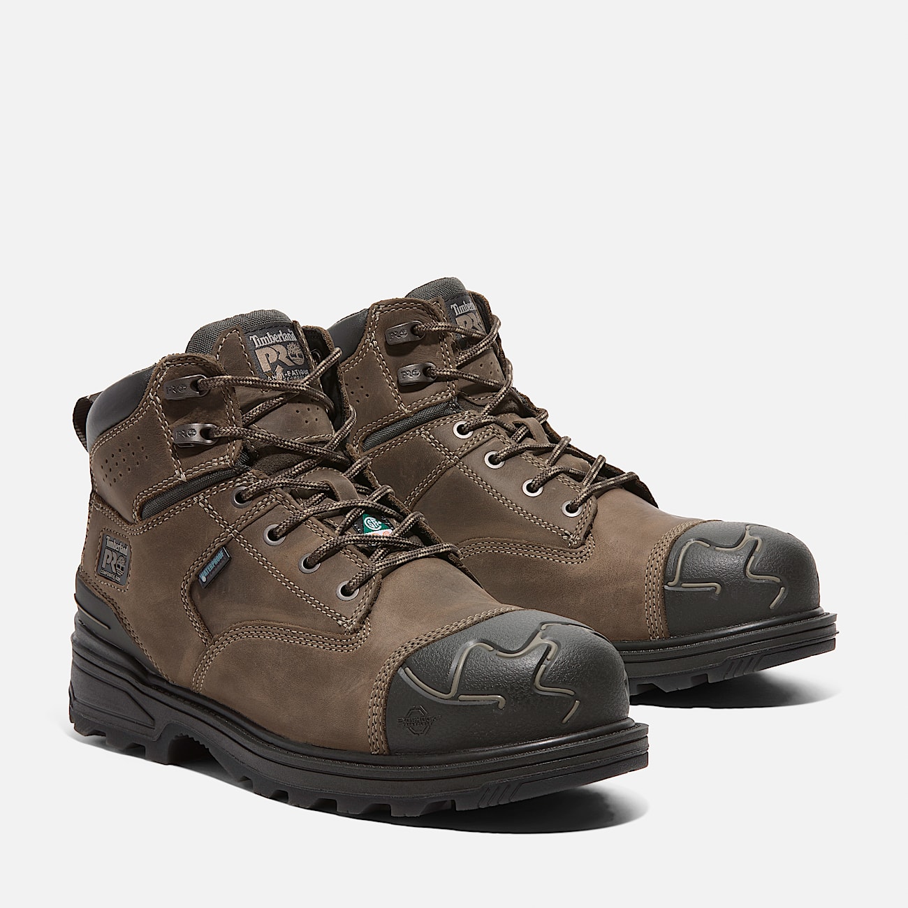 Mens Timberland PRO Magnitude 6 Waterproof CompToe Work Boot TBL Turkish Coffee ALT4