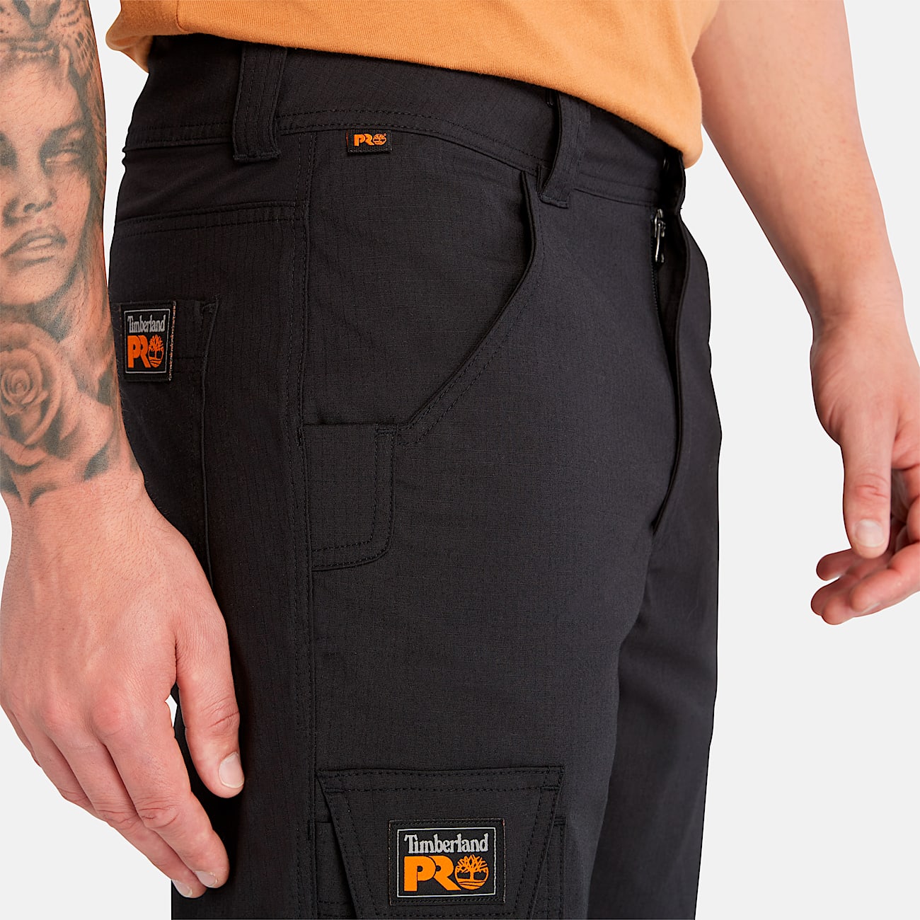 Mens Timberland PRO Morphix AthleticFit Lightweight Pant TBL Black ALT3