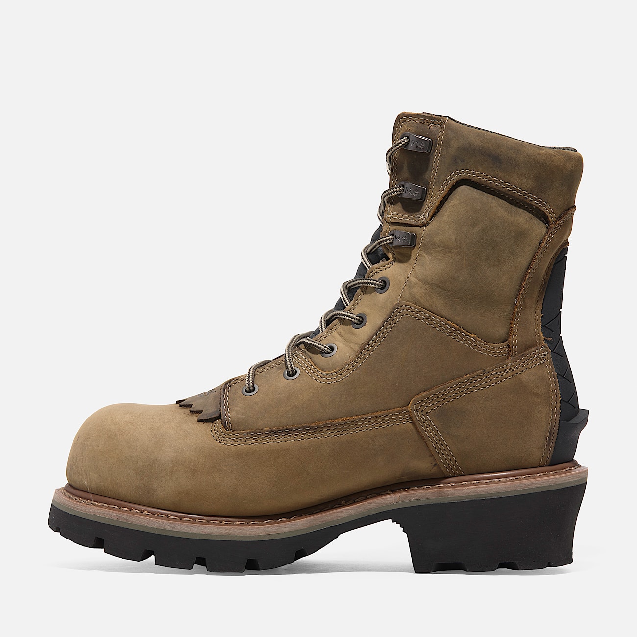 Mens Evergreen Logger Composite Toe Waterproof Work Boot TBL Turkish Coffee Brown ALT6