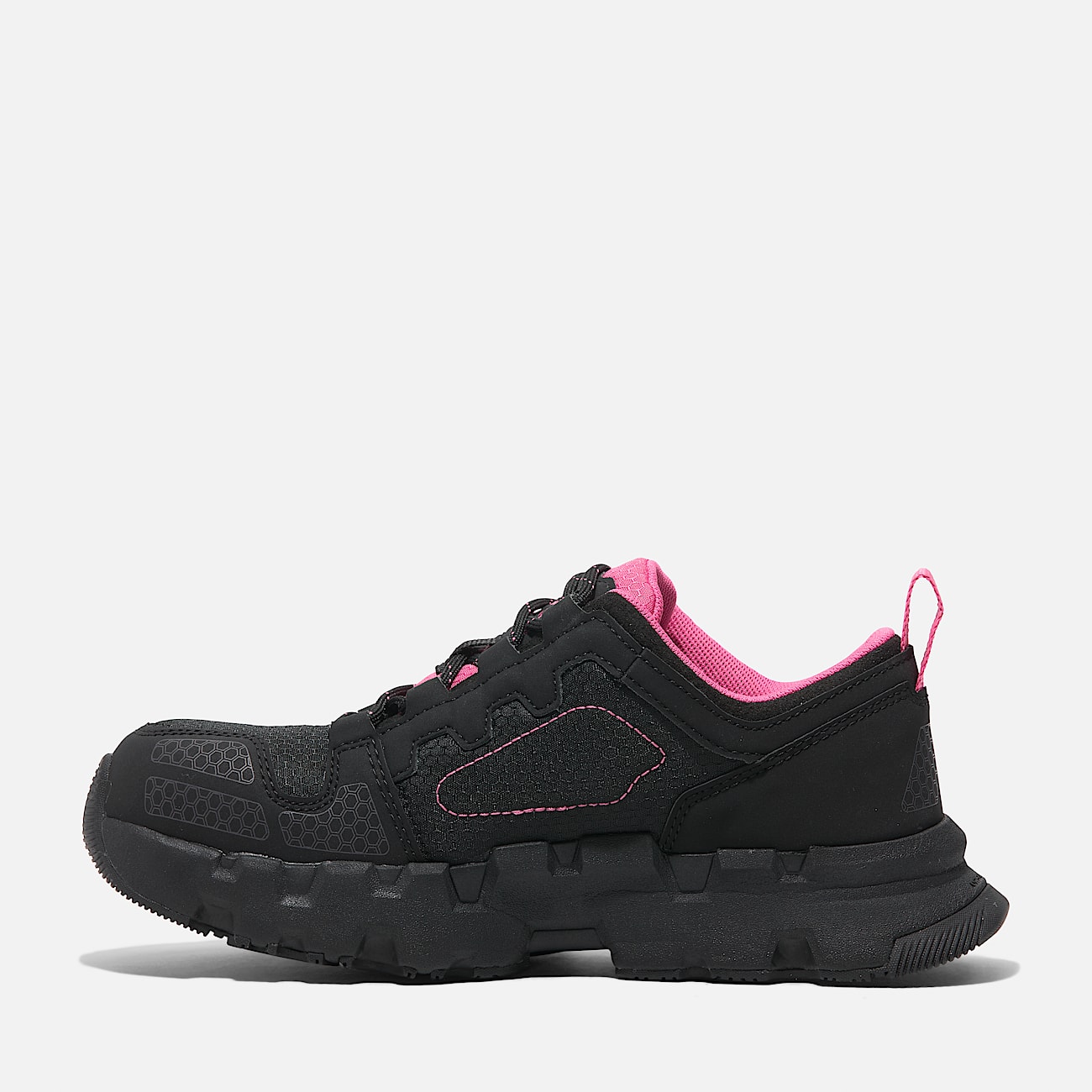 Womens Timberland PRO Powertrain EV Composite Toe Work Sneaker TBL BlackPink ALT6