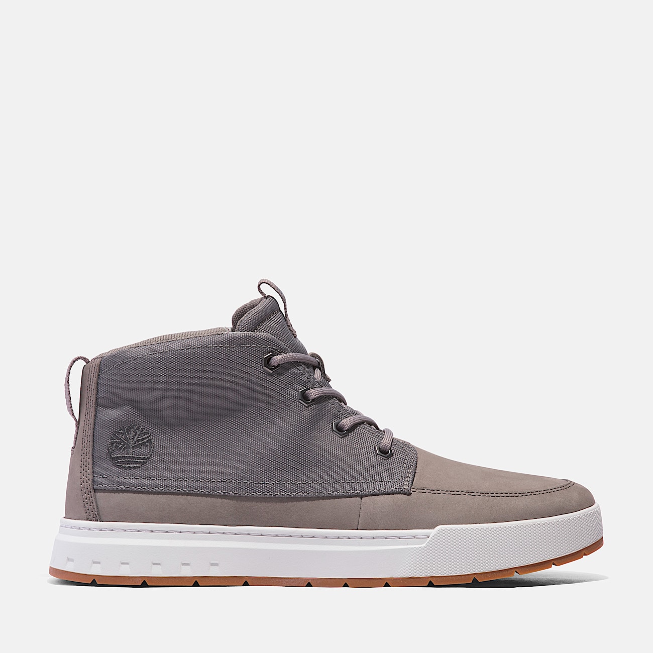 Mens Maple Grove Mid LaceUp Sneaker TBL Medium Grey Nubuck HERO