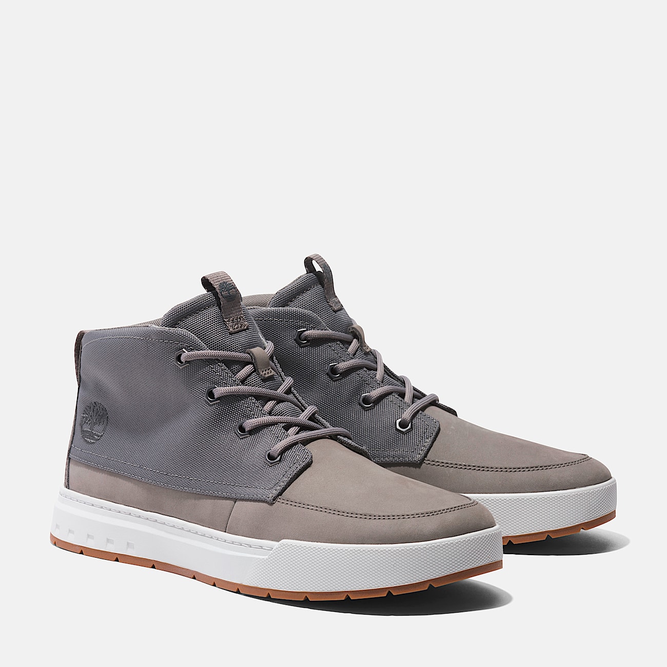 Mens Maple Grove Mid LaceUp Sneaker TBL Medium Grey Nubuck ALT4