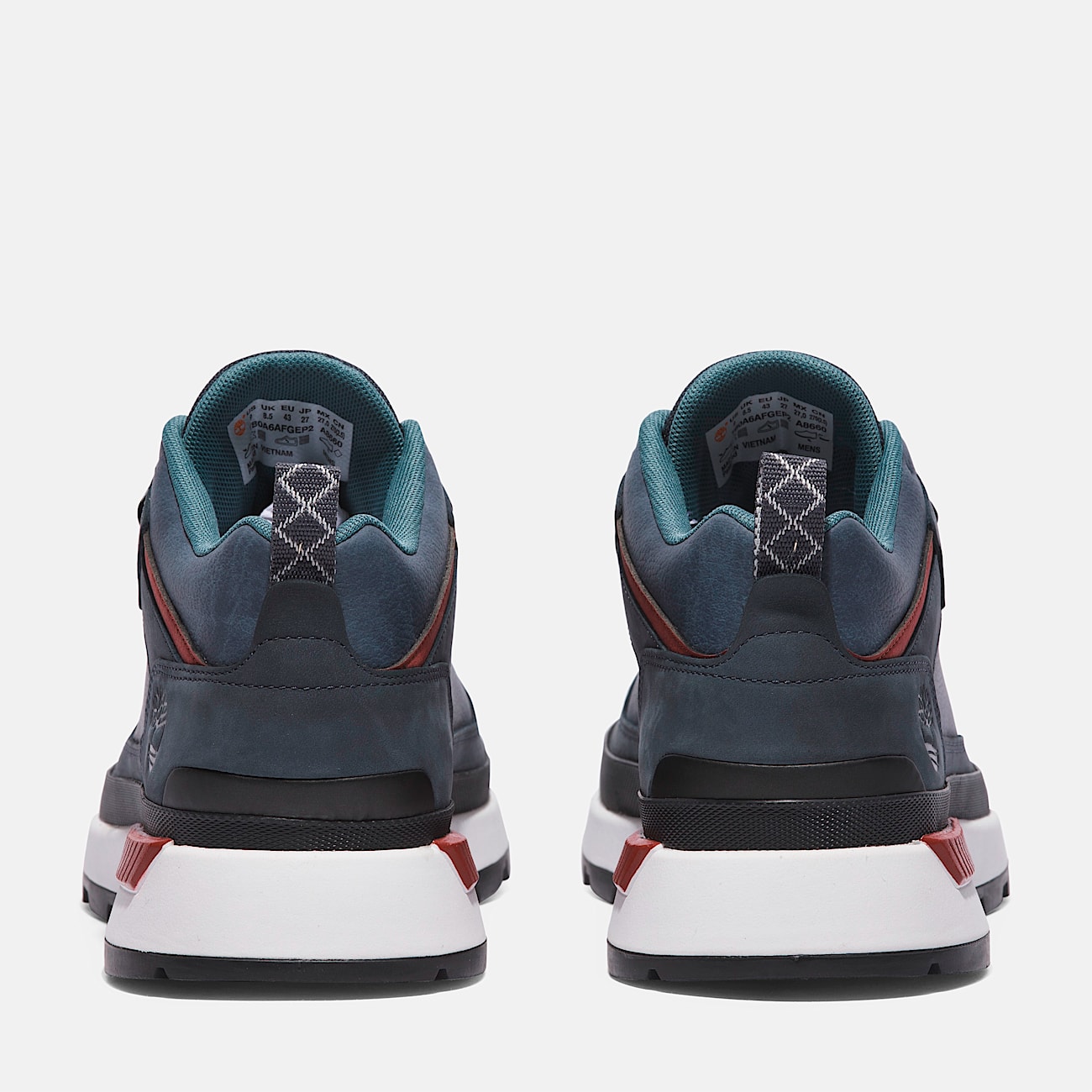 Sneakers para Hombre Field Trekker Low con agujetas TBL Nobuck Azul Oscuro ALT5