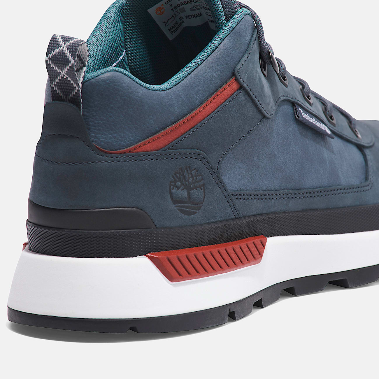 Sneakers para Hombre Field Trekker Low con agujetas TBL Nobuck Azul Oscuro ALT7