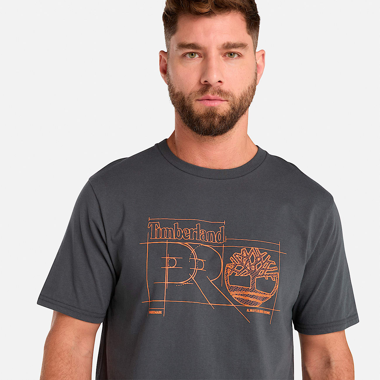 Mens Timberland PRO Innovation Blueprint TShirt TBL Asphalt Grey ALT2