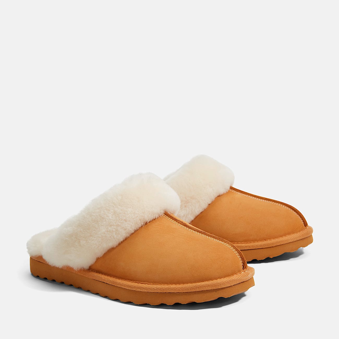 Womens Culver Ridge Shearling Scuff Slipper TBL Wheat ALT4