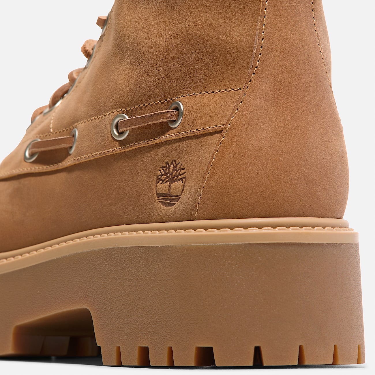 Women's Stone Street Mid 7-Eye Platform Boots - Wheat | Timberland US