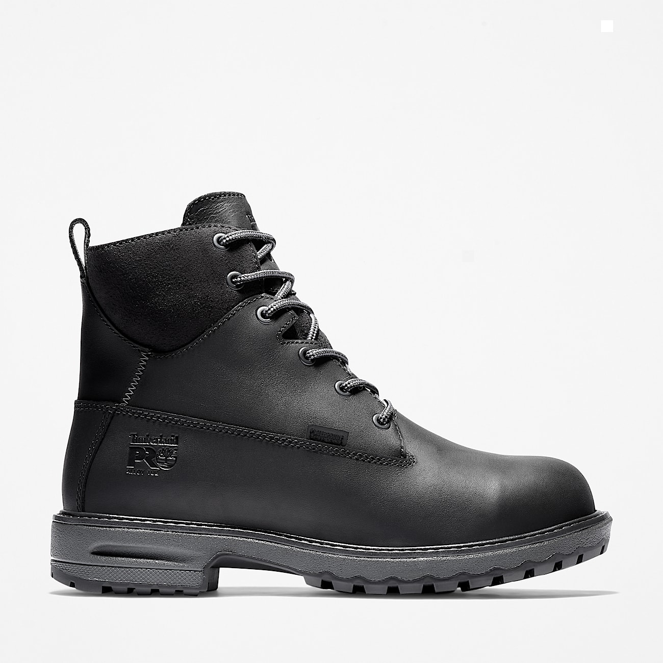 Womens Hightower 6 Alloy Toe Waterproof Work Boot TBL Black FullGrain Leather HERO