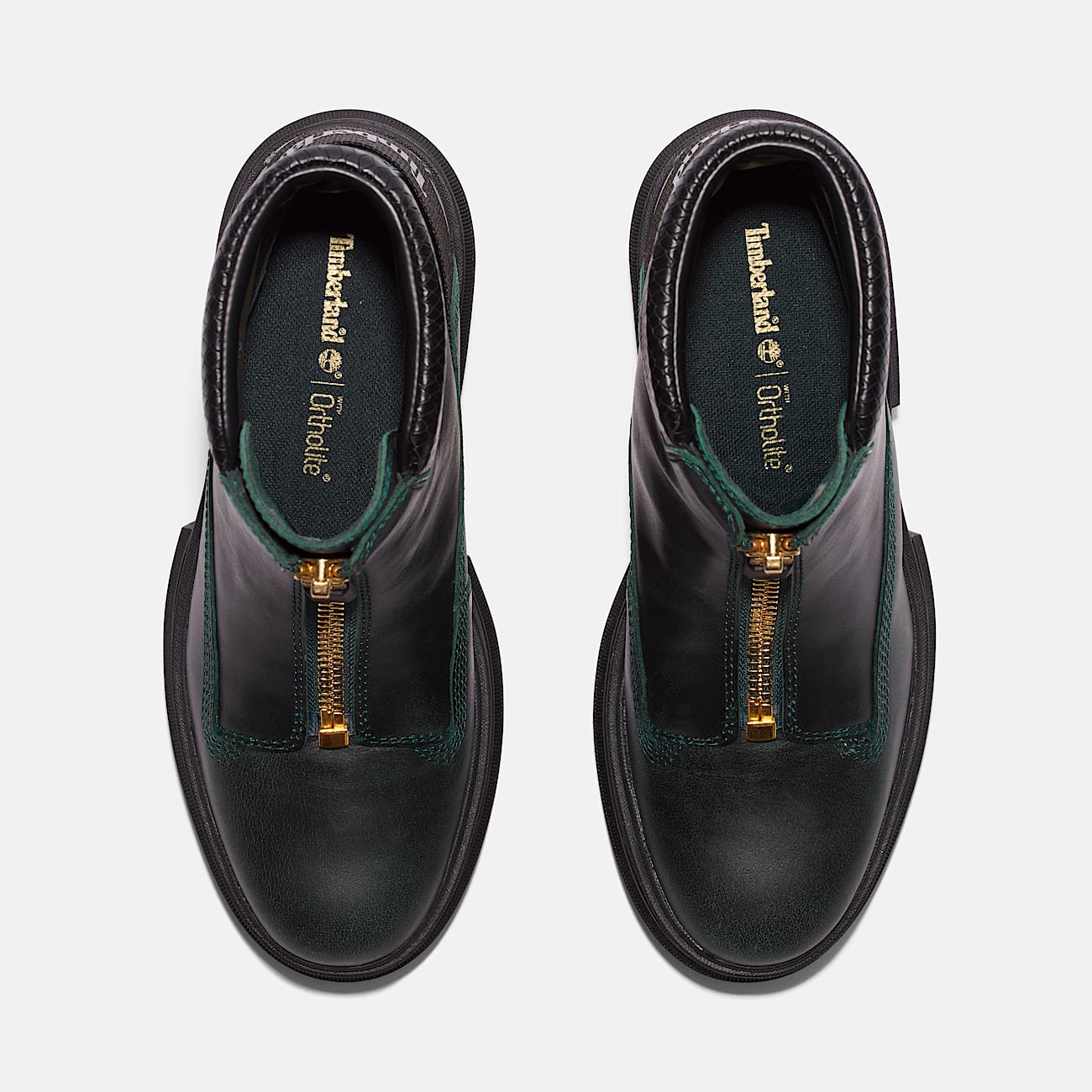 Womens Everleigh FrontZip Boot TBL Dark Green FullGrain ALT2