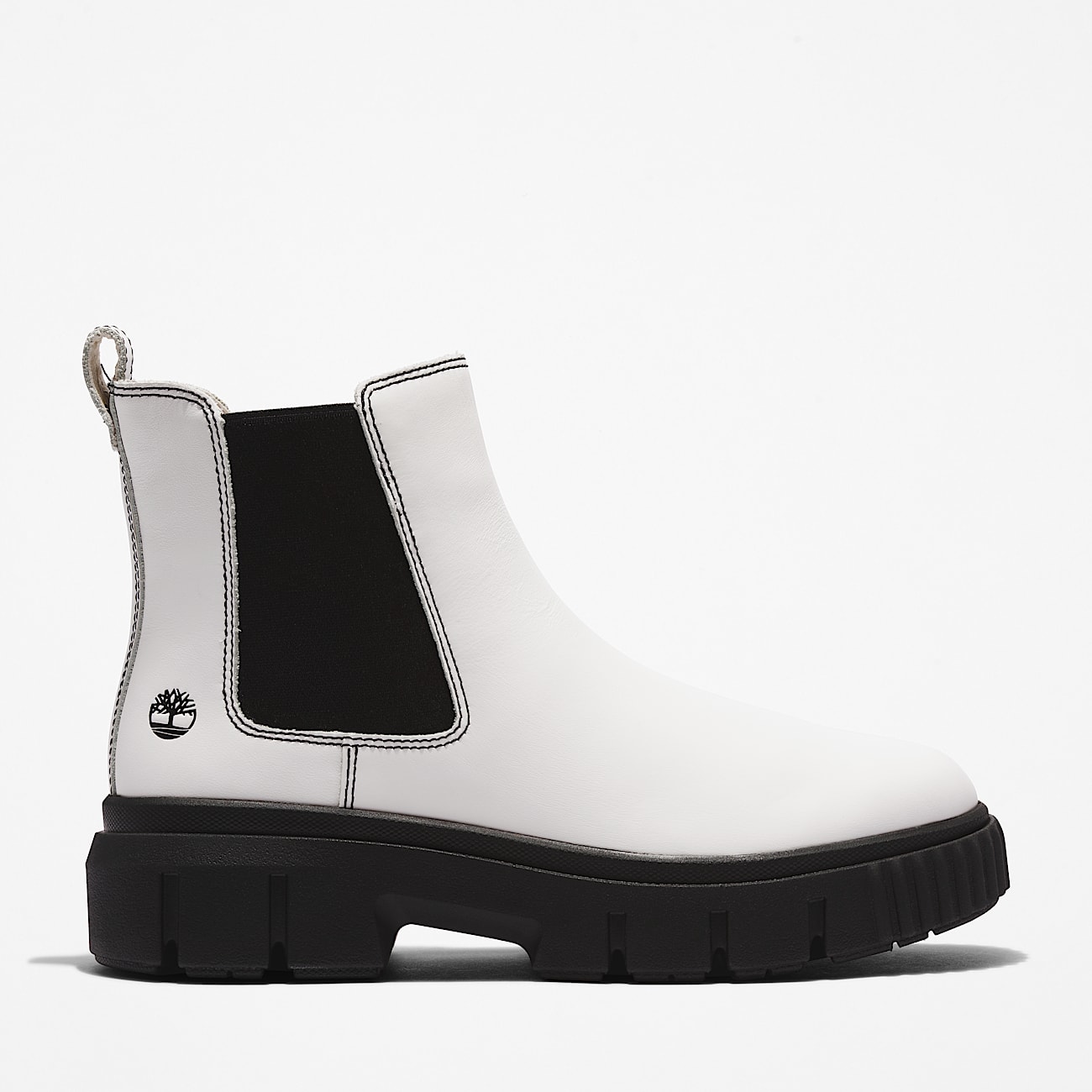 Womens Greyfield Chelsea Boot TBL White FullGrain HERO