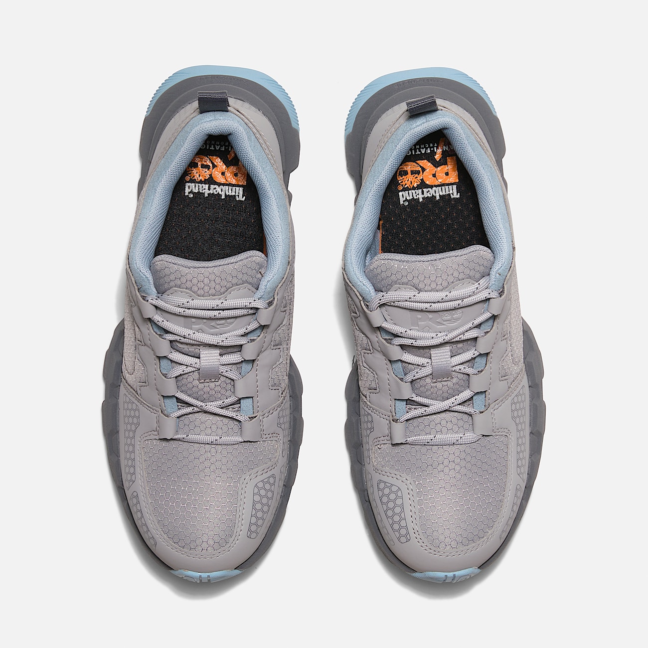 Womens Timberland PRO Powertrain EV Composite Toe Work Sneaker TBL GreyBlue ALT2