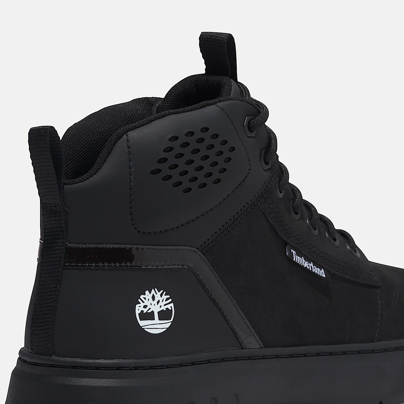 Mens Maple Grove Sport Mid Hiking Boot TBL Black Nubuck ALT7