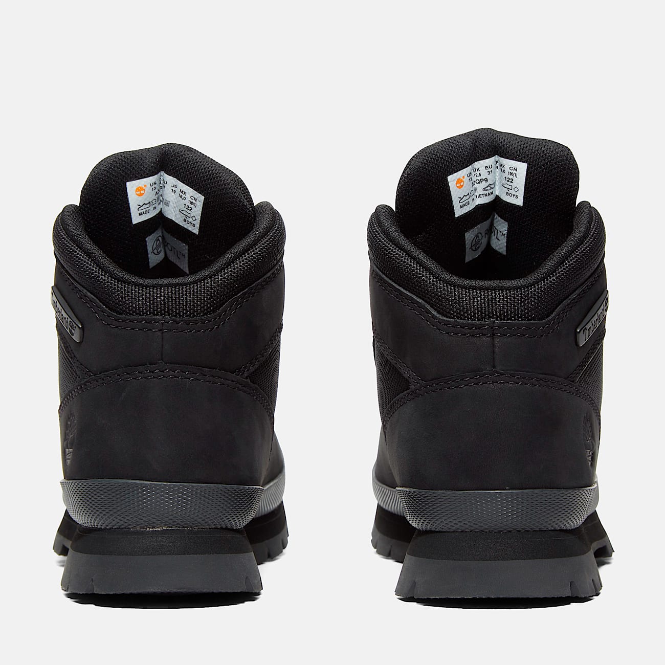Junior Euro Hiker Mid LaceUp Boot TBL Black Nubuck ALT5