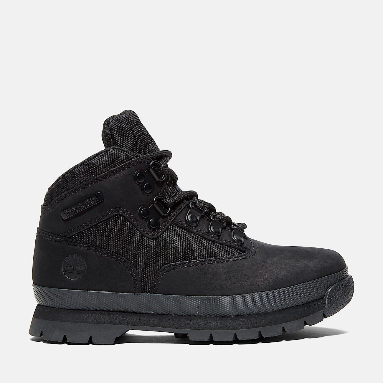 Junior Euro Hiker Mid LaceUp Boot TBL Black Nubuck HERO